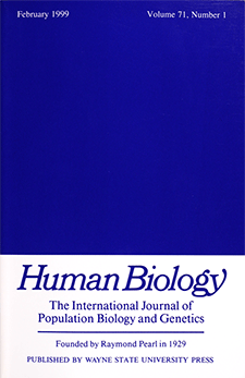 Human Biology 71(1)