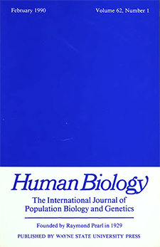 Human Biology 62(1)