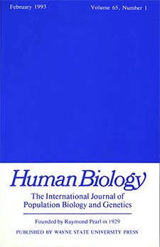 Human Biology 65(1)
