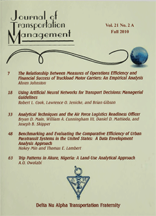 Journal of Transportation Management 21(2A) (Fall/Winter 2010)