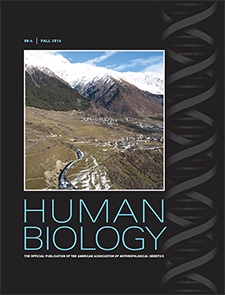 Cover of Human Biology (journal)