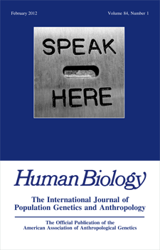 Human Biology 84.1 (February 2012)