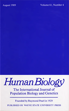 Human Biology 61(4)