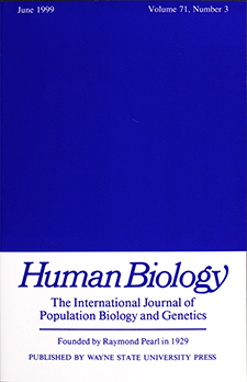 Human Biology 71(3)